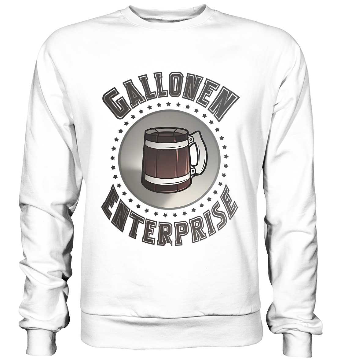 GallonEnterprise Logo (Brown) - Basic Sweatshirt