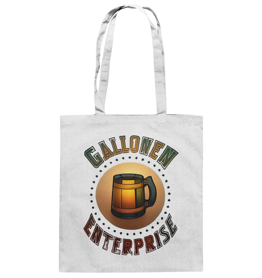 GallonenEnterprise Logo (Gold) - Baumwolltasche