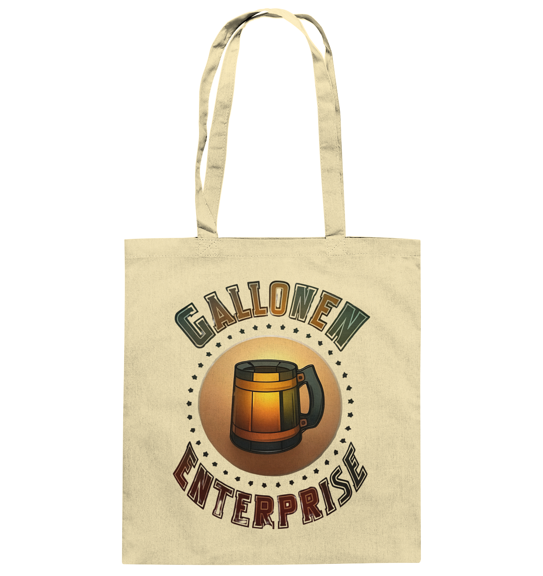 GallonenEnterprise Logo (Gold) - Baumwolltasche