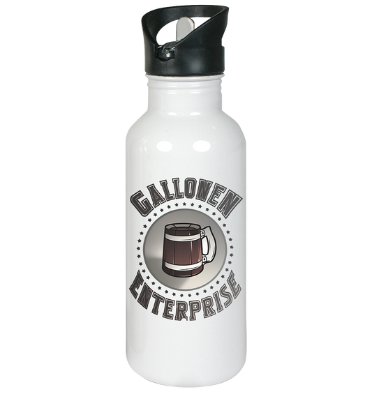 GallonEnterprise Logo (Brown) - Edelstahl-Trinkflasche