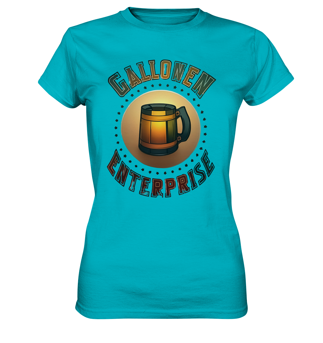 GallonenEnterprise Logo (Gold) - Ladies Premium Shirt