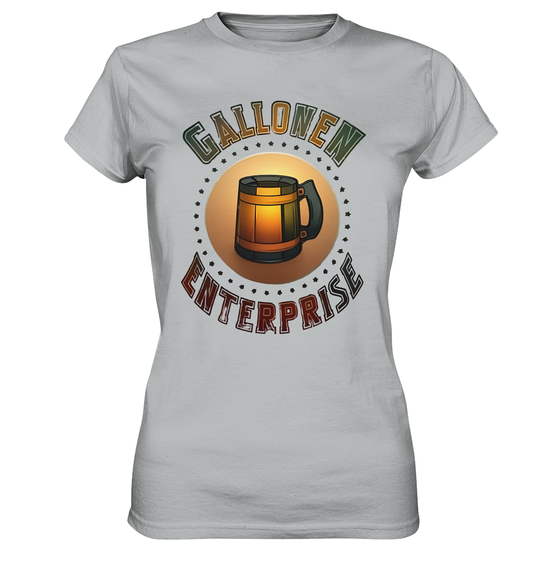 GallonenEnterprise Logo (Gold) - Ladies Premium Shirt