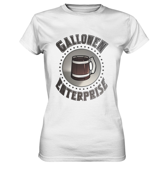 GallonEnterprise Logo (Brown) - Ladies Premium Shirt