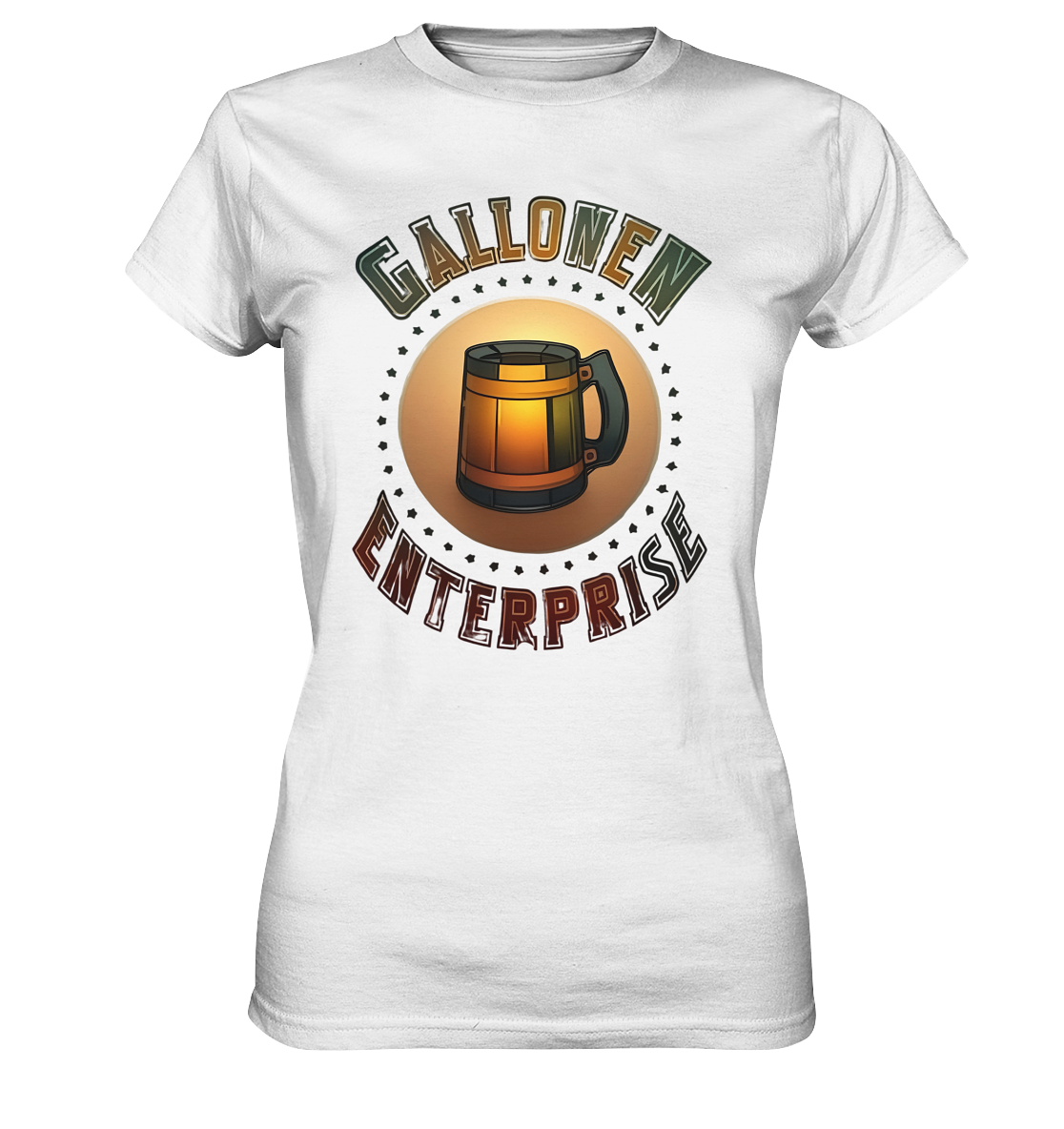 GallonenEnterprise Logo (Gold) - Ladies Premium Shirt