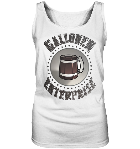 GallonEnterprise Logo (Brown) - Ladies Tank-Top