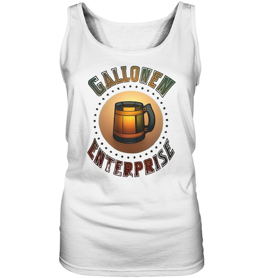 GallonenEnterprise Logo (Gold) - Ladies Tank-Top