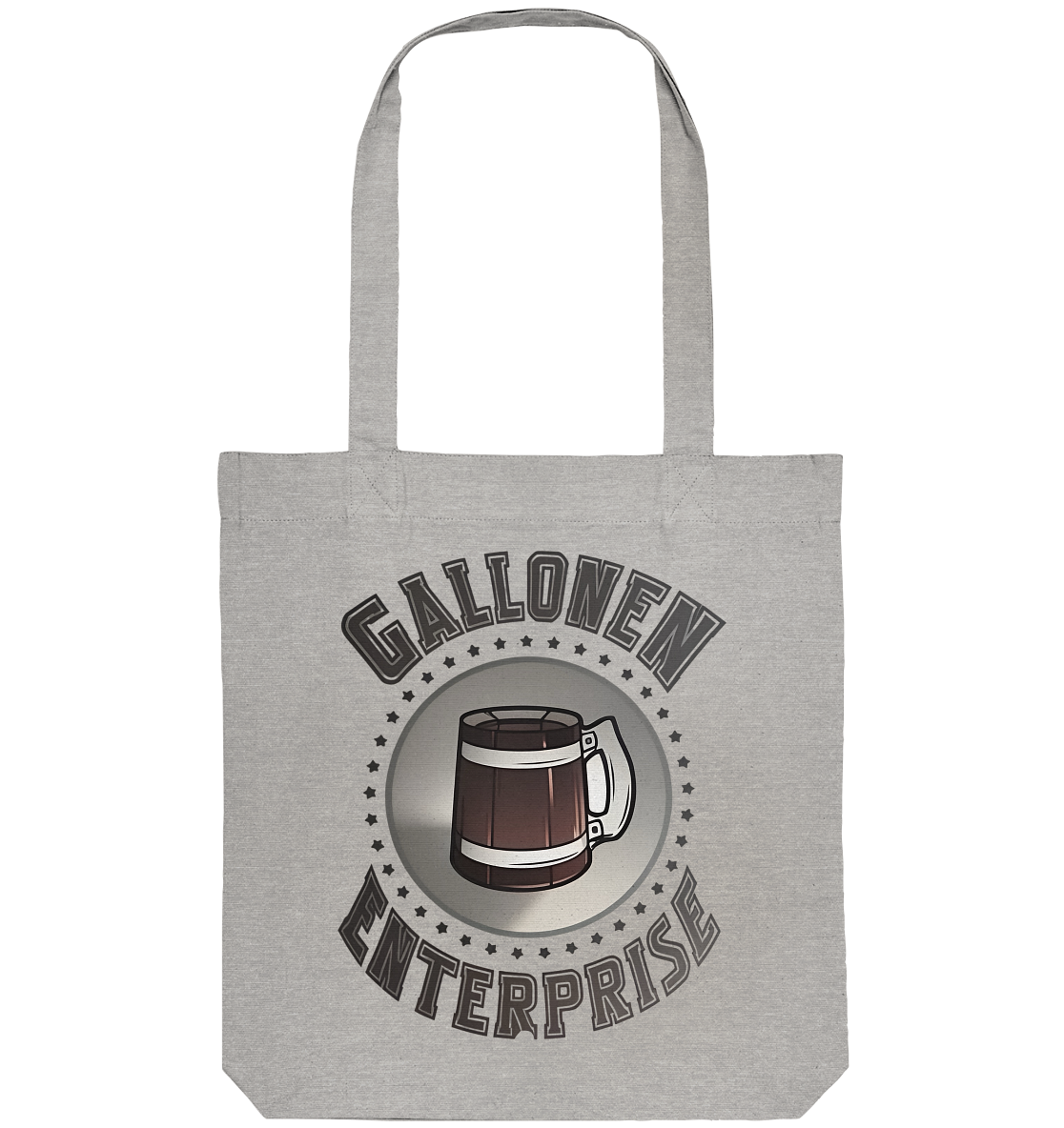 GallonEnterprise Logo (Brown) - Organic Tote-Bag