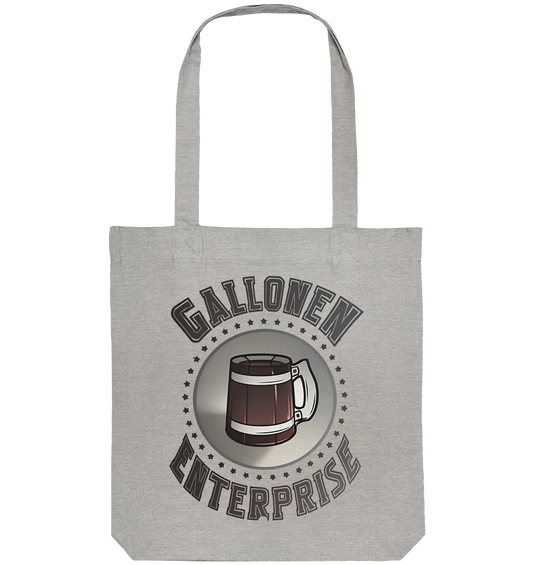 GallonEnterprise Logo (Brown) - Organic Tote-Bag