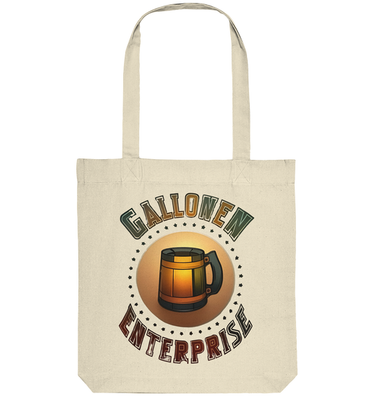 GallonenEnterprise Logo (Gold) - Organic Tote-Bag